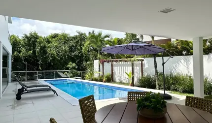 Casa de alto padrão a venda em Alphaville 1 com 5 suítes
