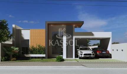 CASA A VENDA NO TROPICAL III COM 3 SUITES  SOBRA DE TERRENO 2 VAGAS  PARALELAS