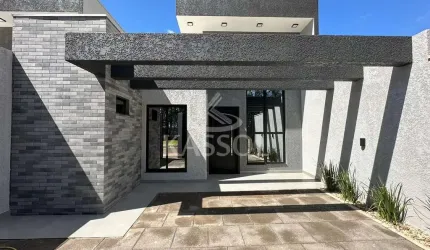 Casa recém-construída no Bairro Tropical 3, Cascavel-PR