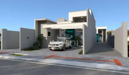 Casa em construção no Periolo 3 quartos churrasqueira garagem