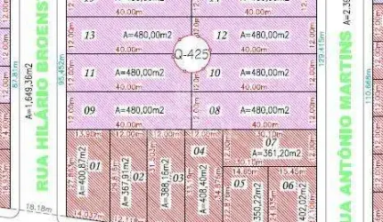 Terreno no Lot Residencial Cidade Universítária - Realeza - PR 480m  R  90 mil