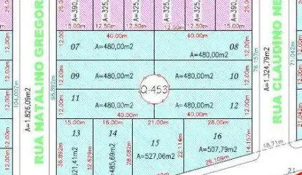 Terreno no Lot Residencial Cidade Universítária - Realeza - PR 480m  R  90 mil