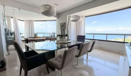 Apartamento na Ondina com 3 suítes, 310m² à venda por R$ 3.500.000,00