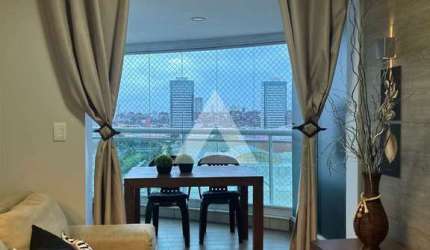 Apartamento no Ed. Residencial Mandarim, com 1 quarto e 1 suíte, 54,00 m² para alugar por R$ 3.300