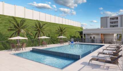 Lançamento em camaçari solar dos cajueiros apartamento com 2 dormitórios 1 vaga em Camaçari