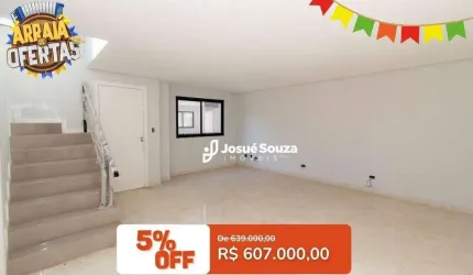 Sobrado com 3 dormitórios à venda, 105 m² por R$ 607.000,00 - Uberaba - Curitiba/PR