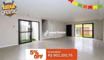 Sobrado com 3 dormitórios à venda, 170 m² por R$ 902.200,75 - Abranches - Curitiba/PR