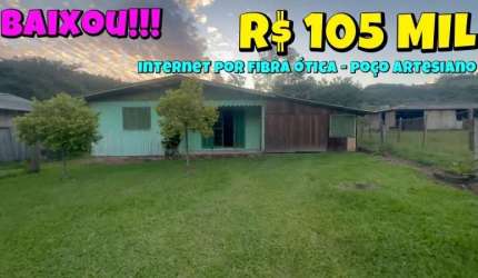 [123991] CHACRINHA EM SANTO ANT DA PATRULHA MONJOLO TERRENO 24X30M CASA FIBRA ÓTICA POÇO