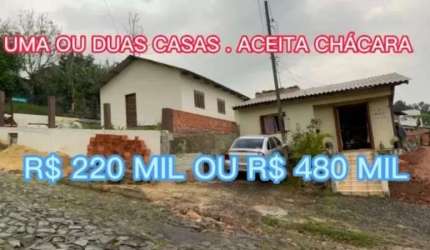 [ 103288 ] DUAS CASAS COM INTERNET FIBRA ÓTICA E TERRENO ESCRITURADO EM SANTO ANTÔNIO DA PATRULHA