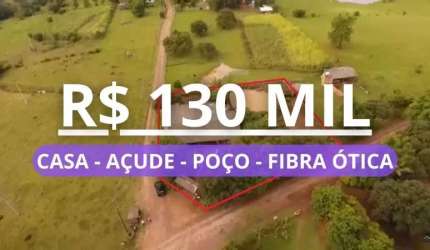 [95704]  CHÁCARA DA DONA SUELI COM CASA, AÇUDE COM PEIXES E INTERNET FIBRA ÓTICA EM TAQUARA