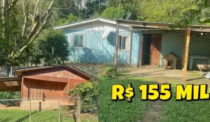 [564]IMÓVEL RURAL EM TAQUARA COM ESCRITURA REGISTRADA, 2 CASAS,LUZ, ÁGUA, TODA CERCADA