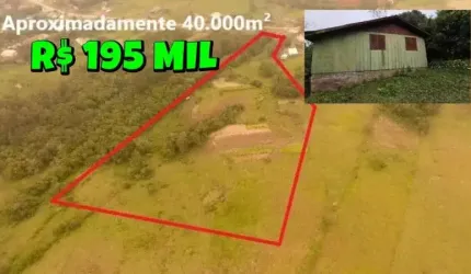 [596]CHÁCARA NO CARAÁ COM 4 HECTARES, CASA,  PASTO, GALPÃO, FRUTÍFERAS