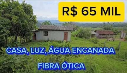 [671]CHÁCARA EM SANTO ANTÔNIO DA PATRULHA MATRÍCULA INDIVIDUAL CASA FIBRA ÓTICA LUZ E ÁGUA ENCANADA