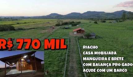 [749] CABANHA EM SANTO ANTÔNIO DA PATRULHA, NA LOCALIDADE DE PORTO RAMOS, 7,5HA COM ESCRITURA