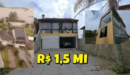 [655]CASA ALTO PADRÃO EM IMBÉ, COM 2 APS, KITNETS, FUNDOS PARA LAGOA, ACEITA PERMUTA