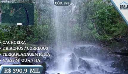 [878] CHÁCARA EM IGREJINHA 4,7 HA COM CASCATA, 2 RIACHOS, COM ESCRITURA