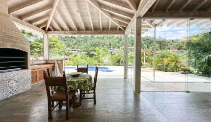 Casa em condomínio para locação, 4 suítes, R$12.000 - Comary, Teresópolis