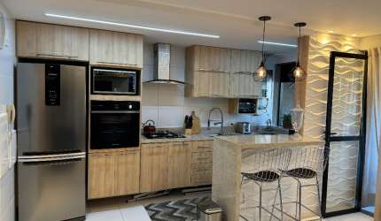 Cobertura no condominio contemporâneo com 2 quartos