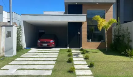 Casa com 3 quarto em condomínio no Rio da prata; Casa linear com 3 quartos em condomínio