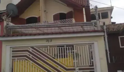 Casa com 3 quartos à venda na Rua Etiópia, Parque Monte Alegre, Taboão da Serra, 97 m2 por R$ 590.000