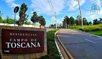 Terreno à venda, 800 m² por R$ 1.596.000,00 - Condomínio Campo de Toscana - Vinhedo/SP