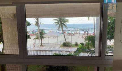 Apartamento alto padrão, pé na areia, com 2 dorm. à venda, 120 m² por R$ 950.000 -  Astúrias - Guarujá/SP