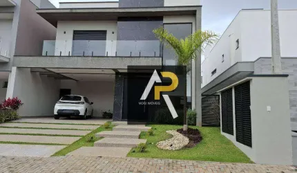 Sobrado novo a venda com 3 suítes, piscina e churrasqueira 220 m² no Mosaico Essence em Cezar de Souza - Mogi das Cruzes/SP