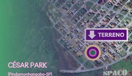 Terreno à venda, 200 m² por R$ 86.000,00 - César Park - Pindamonhangaba/SP