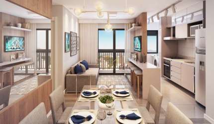 Apartamento com 1 quarto à venda na Rua Monsenhor Ivo Zanlorenzi, Ecoville, Curitiba por R$ 427.000