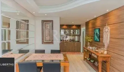 Excelente apartamento mobiliado com 2 dormitórios e 2 vagas.