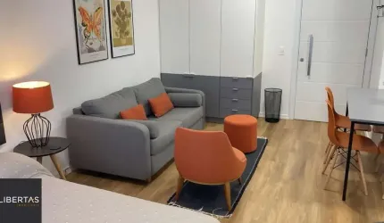 Apartamento Garden, 1 quarto,  todo mobiliado, próximo a Redenção bem arejado e iluminado.