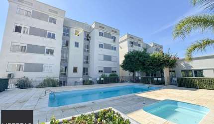 Apartamento com 02 quartos e 01 vaga escriturada no Bairro Lomba do Pinheiro