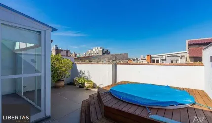 Cobertura 1 dorm à venda Rua Vicente da Fontoura, Santana - Porto Alegre