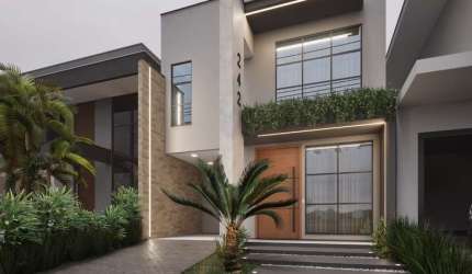 Casa em condomínio fechado com 3 quartos à venda na Condomínio Blue, 242, Deltaville, Biguaçu por R$ 1.099.000