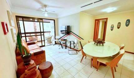 LOCAÇÃO ANUAL FRENTE MAR - Apartamento com 2 dormitórios para alugar, 94 m² por R$ 7.000/mês - Praia das Astúrias - Guarujá/SP