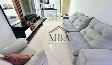 LOCAÇÃO ANUAL - REFORMADO - Apartamento com 2 dormitórios para alugar, 70 m² por R$ 3.500/mês - Praia da Enseada - Guarujá/SP