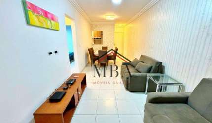 EXCELENTE OPORTUNIDADE COM CUSTO FIXO BAIXO!!! - Apartamento com 2 dormitórios à venda, 65 m² por R$ 370.000 - Praia das Pitangueiras - Guarujá/SP