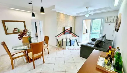 LOCAÇÃO ANUAL BEIRA MAR - Apartamento com 3 dormitórios para alugar, 89 m² por R$ 5.500/mês - Praia das Astúrias - Guarujá/SP