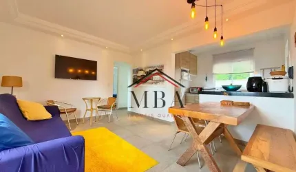 Apartamento REFORMADO com 2 dormitórios à venda, 70 m² por R$ 450.000 - Praia da Enseada - Guarujá/SP
