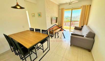 LOCAÇÃO ANUAL - Apartamento com 2 dormitórios para alugar, 61 m² por R$ 3.200/mês - Praia da Enseada - Guarujá/SP
