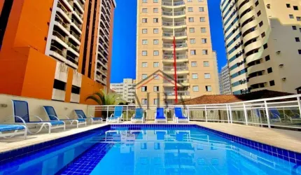 LOCAÇÃO ANUAL - Apartamento com 3 dormitórios para alugar, 80 m² por R$ 4.500/mês - Praia das Pitangueiras - Guarujá/SP