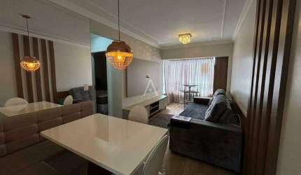 Apartamento mobiliado para locação no Centro em Cascavel