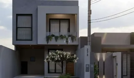 Sobrado à venda com 1 suíte e 2 quartos, localizado no Bairro Vista Linda, em Cascavel - Pr., por R$ 790.000,00