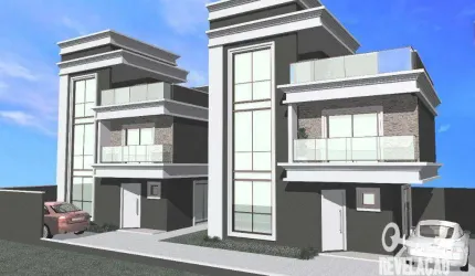 Sobrado com 3 dormitórios à venda, 144 m² por R$ 800.000,00 - Uberaba - Curitiba/PR