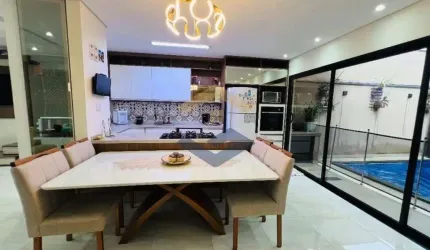 Casa P/ Venda c/ 210 m² no Condomínio Reserva da Mata, 4 Dorms, 1 Suíte, Piscina, Espaço Gourmet, 4 Vagas - JD Celeste- Jundiaí/SP