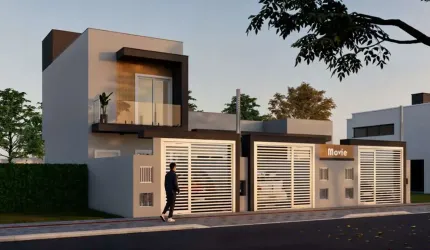 Casa Geminada em Construção
