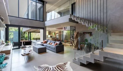 CASA CONTEMPORÂNEA NO ALPHAVILLE 3 - PROJETO DIFERENCIADO - 4 SUITES - R$3160.000,00