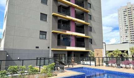 Apartamento à venda no Edifício Sette, Quinta da Primavera,  1 suíte, 44m², Ribeirão Preto/SP