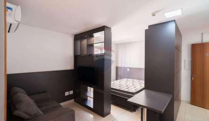Flat à venda no Ed. Monte Santo, Nova Aliança, 1 suíte, 26m² Ribeirão Preto/SP