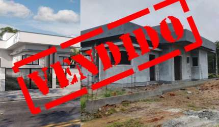 Casa com 2 quartos à venda na Travessa Osny Ubaldo Correia, 23, Forquilhas, São José por R$ 358.000